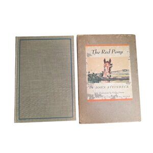 The Red Pony By John Steinbeck 1945 Illustrated Hardcover Viking Press Vtg
